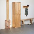 Mobel Oak Tall Shoe Cupboard