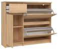Naia Oak 2 Door 2 Drawer Shoe Cabinet