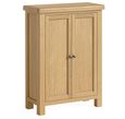 Normandy Shoe Cabinet - 2 Door - Oak