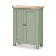 Salcombe Shoe Cabinet - 2 Door - Sage Oak