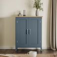 Signature Blue Shoe Cupboard - 2 Door