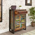 Urban Chic Reclaimed Shoe Cupboard - 2 Door - 1 Drawer