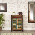 Urban Chic Reclaimed Shoe Cupboard - 2 Door - 1 Drawer