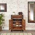 Urban Chic Reclaimed Shoe Cupboard - 2 Door - 1 Drawer