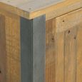 Urban Elegance Reclaimed Wood Shoe Storage Cupboard - Large