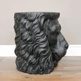 Side Table - Black Lion - Resin