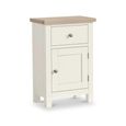 Modern Telephone Cupboard - 1 Door - White Painted