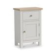 Modern Telephone Cupboard - 1 Door - Grey Painted