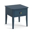 Harrogate Lamp Table - 1 Drawer - Blue