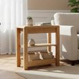 Thurlestone Curved Sofa Side Table - Oak