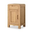 Thurlestone Curved Telephone Table - 1 Door - Oak