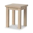 Modern Country Oak - Lamp Table - Square