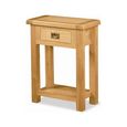 Salisbury Premium Telephone Table - 1 Drawer - Oak