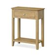 Bath Telephone Table - 1 Drawer - Oak