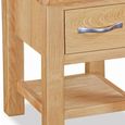 New Trinity Lamp Table - 1 Drawer - Natural Oak