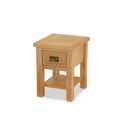 Salisbury Lite Lamp Table - 1 Drawer - Oak