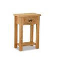 Salisbury Lite Telephone Table - 1 Drawer - Oak