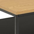 Gila Side Table - Square - Oak and Black