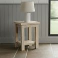 Modern Country Oak - Lamp Table - Square