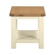 Lundy Lamp Table - Ivory Painted
