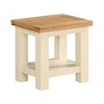 Lundy Lamp Table - Ivory Painted