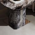 Saronno Grey Marble Square Side Table
