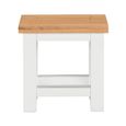 Lundy Lamp Table - White Painted
