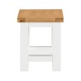 Lundy Lamp Table - White Painted