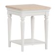 Cromwell Lamp Table - Square - Grey Painted