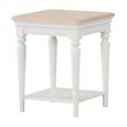 Cromwell Lamp Table - Square - Grey Painted