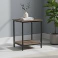 Fowey Side Table - Dark Brown Mango Wood