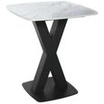 Vernal Lamp Table - White Sintered Stone
