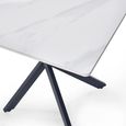 Bradley Lamp Table - Square - White Ceramic