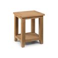 Astoria Oak Lamp Table with Shelf