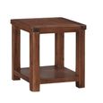Andorra End Table - Square - Dark Acacia