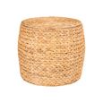Delia Side Table - Round - Storage - Natural - Waterhyacinth