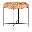 Naro Side Table - Round - Natural - Waterhyacinth