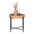 Naro Side Table - Round - Natural - Waterhyacinth