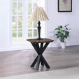 Nevada Lamp Table - Curved Top Wood