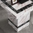 Rome Beige Marble Side Table