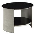 Curve Lamp Table - Grey Ash - JF303