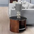Curve Lamp Table - Walnut - JF303