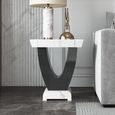 Madrid Side Table - White Marble