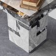 Venice Side Table - Armani Grey Engineered Marble