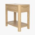 Stockholm Compact Side Table - 1 Drawer - Oak