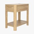 Stockholm Compact Side Table - 1 Drawer - Oak