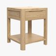 Stockholm Side Table - 1 Drawer - Square - Oak