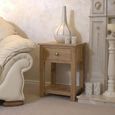 Opus Lamp Table - 1 Drawer - Oak