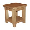 Hampshire Oak End Table with Shelf