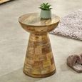 Surrey Side Table - Round - Solid Mango Wood